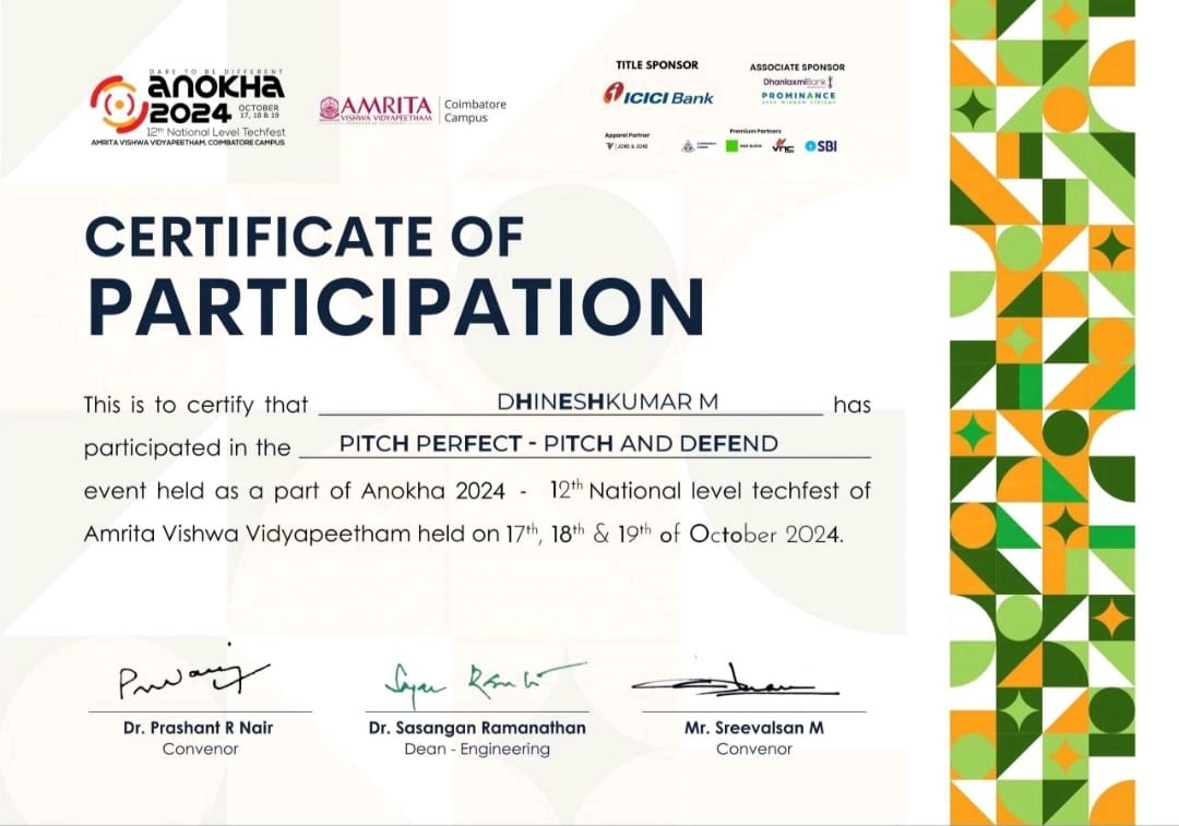 Paper Presentation Certifications
